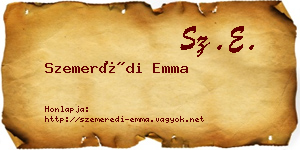 Szemerédi Emma névjegykártya